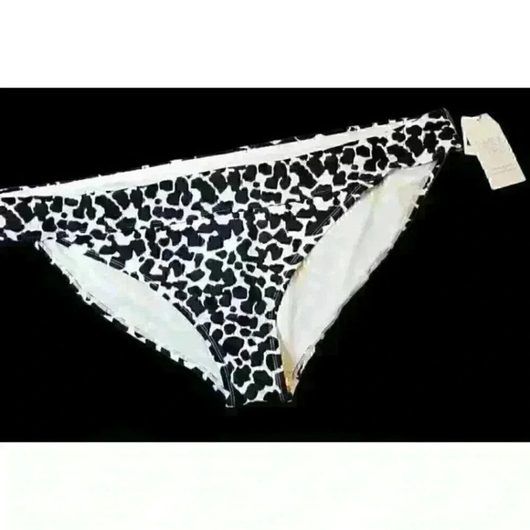 NWT TIME & TRU Bikini COW Print Bottoms LINED Mid Rise Swim Bathing suit size 3x - Picture 2 of 5
